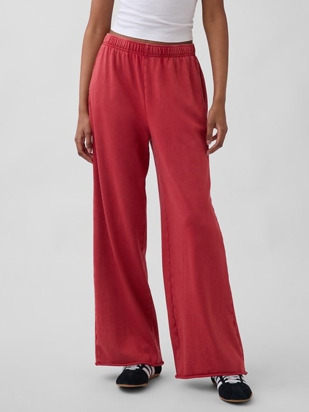 GAP new Lounge Pants in Brick Red